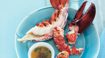 Steamed Lobster with Charmoula Butter